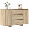 vidaXL Sideboard med l&aring;da Sonoma-ek 120 x 41 x 75 cm Konstruerat tr&auml;