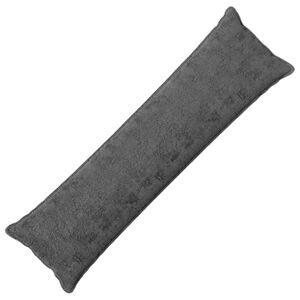 vidaXL Kudd&ouml;verdrag HOUTEN M&ouml;rkgr&aring; 40 x 145 cm Faux Kaninp&auml;ls