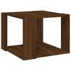 vidaXL Soffbord brun ek 40x40x30 cm konstruerat tr&auml;