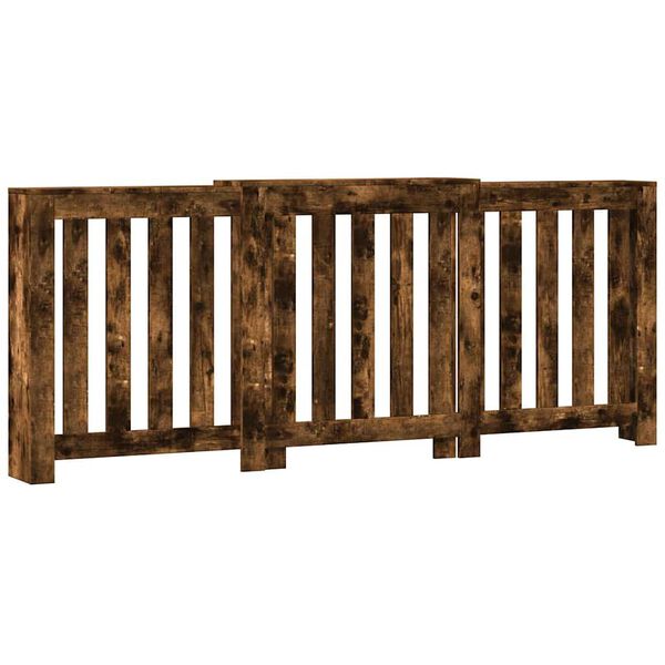 vidaXL Elementskydd r&ouml;kf&auml;rgad ek 205x21,5x83,5 cm konstruerat tr&auml;