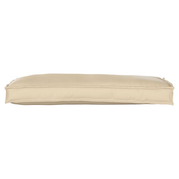 vidaXL Pallkuddset 2 pcs Beige 100 x 40 x 8 cm Oxford tyg