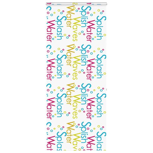 vidaXL Duschrullgardin med kassett 90x240 cm tyg bredd 86 cm