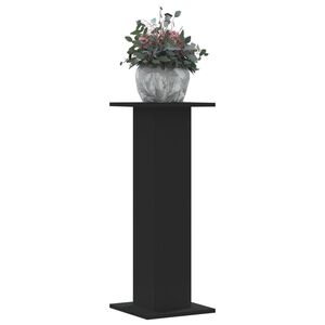 vidaXL V&auml;xtst&auml;ll 2 st svart 30x30x80 cm konstruerat tr&auml;