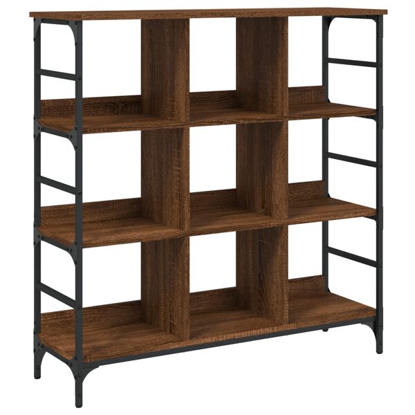 vidaXL Skänk brun ek 102x32x103,5 cm konstruerat trä