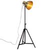 vidaXL Golvlampa 25 W antik mässing 61x61x90/150 cm E27