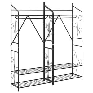 vidaXL &Ouml;ppen garderob Enf&auml;rgad 2 pcs 78 x 36 x 158 cm