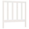 vidaXL S&auml;nggavel Vit 95x4x100 cm massiv furu