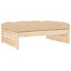 vidaXL Fotpall f&ouml;r tr&auml;dg&aring;rden 120x80 cm massiv furu