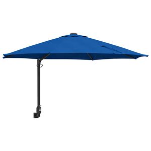 vidaXL Tr&auml;dg&aring;rdsparasol 248 x 248 x 148 cm Polyester och St&aring;l Azurbl&aring;