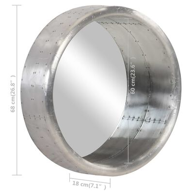 vidaXL Spegel 68 cm metall