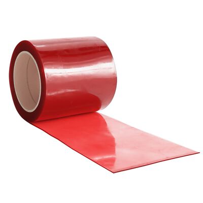 vidaXL Köldridå röd 200x1,6 mm 10 m PVC