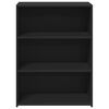 vidaXL Skänk svart 70x41x93 cm konstruerat trä