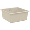 vidaXL Diskho Beige 430 x 460 mm 80% Kvarts och 20% Resin