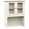 vidaXL &Ouml;verdel kommod VIGO 78x30x100 cm vit massiv furu