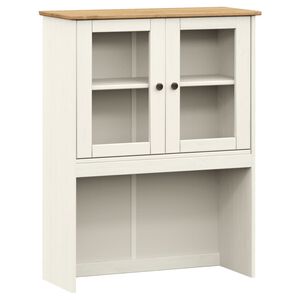 vidaXL &Ouml;verdel kommod VIGO 78x30x100 cm vit massiv furu