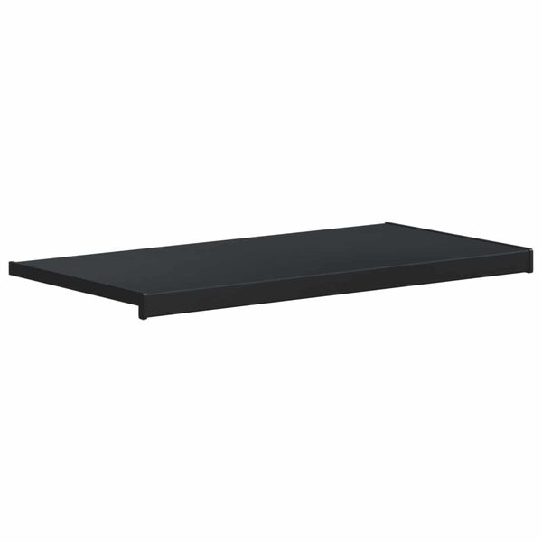 vidaXL F&ouml;nsterbr&auml;da Antracit med tr&auml;korn 100 x 45 x 4,5 cm PVC