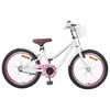 vidaXL Barncykel 20 Tum f&ouml;r 6-11 &aring;r gamla Vit
