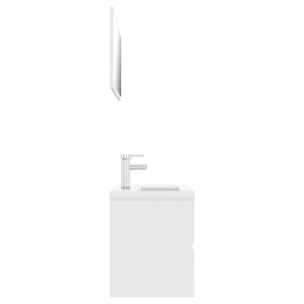 vidaXL Badrumsm&ouml;bler set vit konstruerat tr&auml;