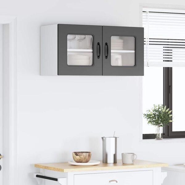 vidaXL K&ouml;kssk&aring;p Kalmar Svart 80 x 31 x 40 cm Konstruerat tr&auml;