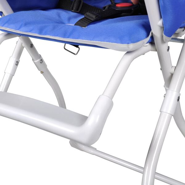 Barnstol med bricka bl&aring;