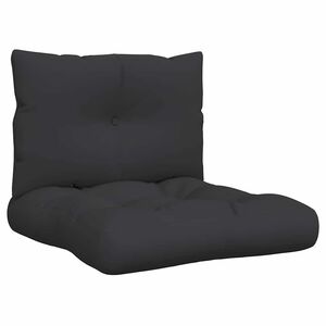 vidaXL Palldynor 2 st svart tyg