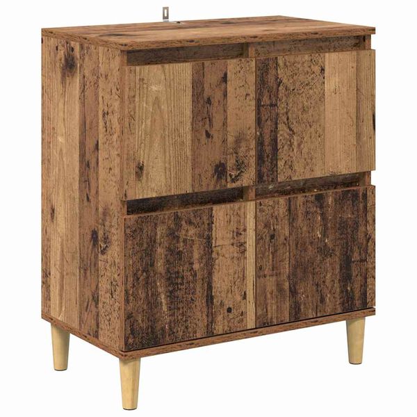 vidaXL Sideboard Gammalt tr&auml; 60 x 35 x 70 cm Konstruerat tr&auml;