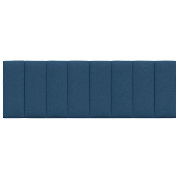 vidaXL Headboard Cushion "Hanko" Blue 140 cm Fabric