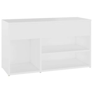 vidaXL Skob&auml;nk vit 80x30x45 cm konstruerat tr&auml;