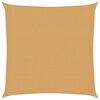 vidaXL Solsegel 160 g/m&sup2; fyrkantig sand 2x2 m HDPE
