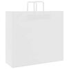 vidaXL Pappersp&aring;sar 250 st med handtag vit 54x15x49 cm