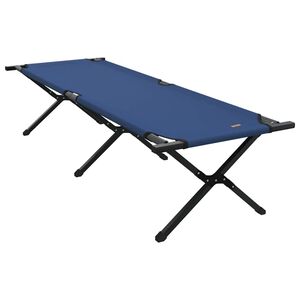 vidaXL F&auml;llbar Camping S&auml;ng Bl&aring; 193 x 69 x 45 cm Oxford tyg