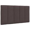 vidaXL Bed Frame without Mattress "Hanko" Dark Brown 90x200 cm Fabric
