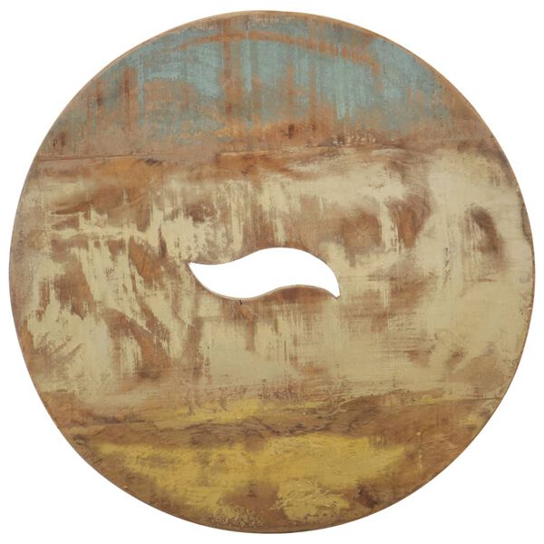 vidaXL Barstolar 2 st massivt &aring;tervunnet tr&auml;