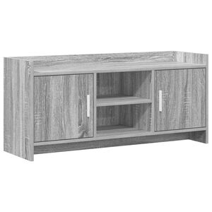vidaXL TV-sk&aring;p 102 x 33 x 47 cm Gr&aring; Sonoma Konstruerat tr&auml;