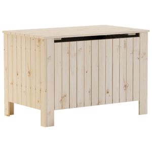 vidaXL Förvaringslåda med lock RANA 80x49x54 cm massiv furu