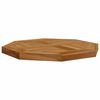 vidaXL Bordsskiva 40x40x2,5 cm &aring;ttakantig massiv teak