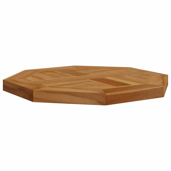 vidaXL Bordsskiva 40x40x2,5 cm &aring;ttakantig massiv teak
