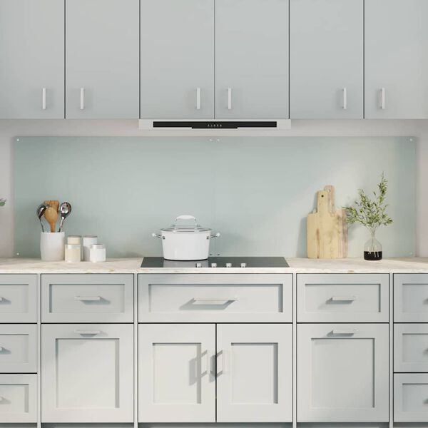 vidaXL K&ouml;kspl&aring;nbak 2 pcs Vit 100 x 60 cm h&auml;rdat glas