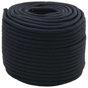 vidaXL M&aring;ngsidigt bruksrep 12 mm 25 m Kungsbl&aring; Polyester