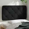 vidaXL Headboard Cushion Black 80 cm Fabric