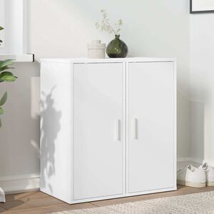 vidaXL Skohyllor 2 st vit 32x35x70 cm konstruerat tr&auml;
