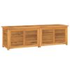 vidaXL Tr&auml;dg&aring;rdsl&aring;da med p&aring;se 175x50x55 cm massiv teak