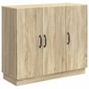 vidaXL Sideboard Sonoma-ek 89 x 34,5 x 77 cm Konstruerat tr&auml;