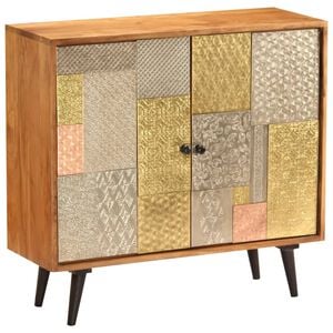 vidaXL Sk&auml;nk 80x30x75 cm massivt akaciatr&auml;