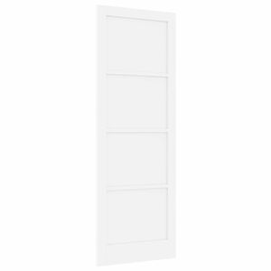 vidaXL Inredningsd&ouml;rr Vit 83 x 232 cm Plywood