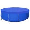 vidaXL Pool&ouml;verdrag PE runt 460 cm 90 g/m&sup2;