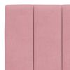 vidaXL Bed Frame without Mattress "Hanko" Pink 140x190 cm Velvet