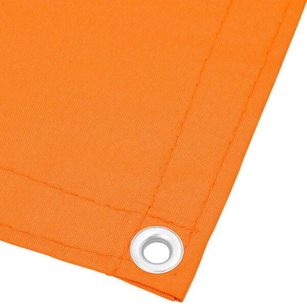 vidaXL Balkongsk&auml;rm orange 75x1000 cm 100% polyester oxford