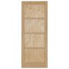 vidaXL Inredningsd&ouml;rr ORKDAL Brun 83 x 211 cm Plywood