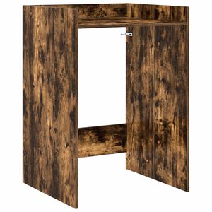 vidaXL Tv&auml;ttmaskinskabinet R&ouml;kt ek 67,5 x 62 x 97 cm Konstruerat tr&auml;
